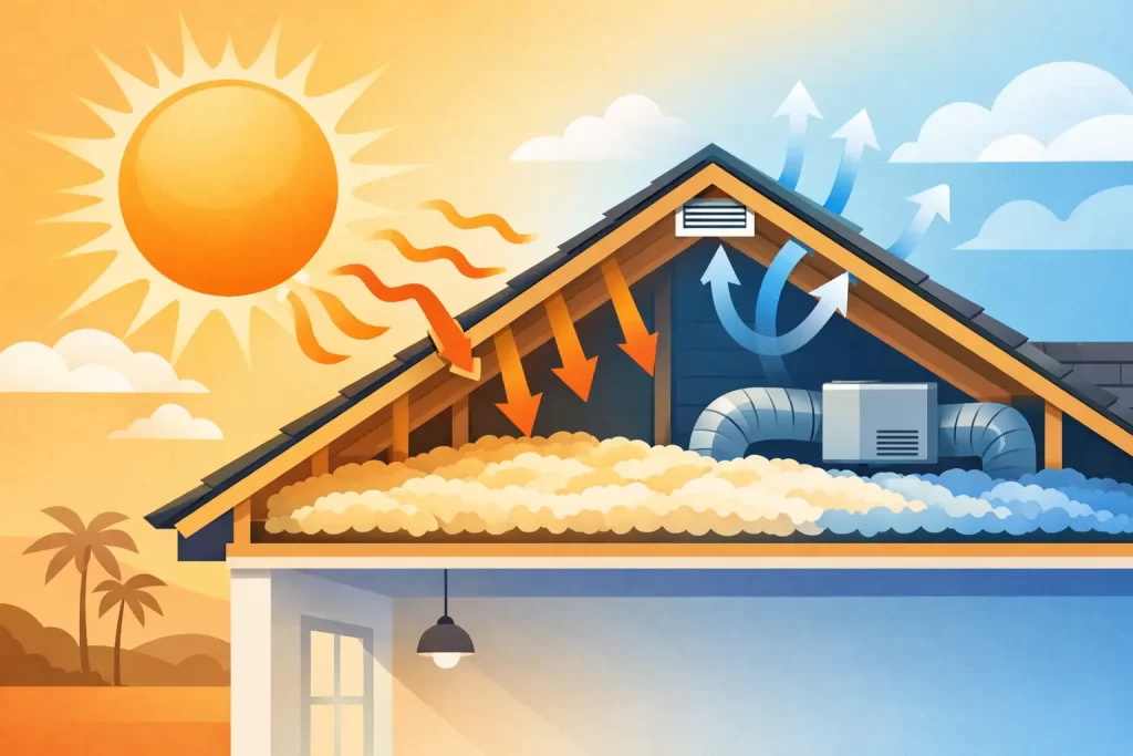 Attic Insulation for Hot Climates That Works