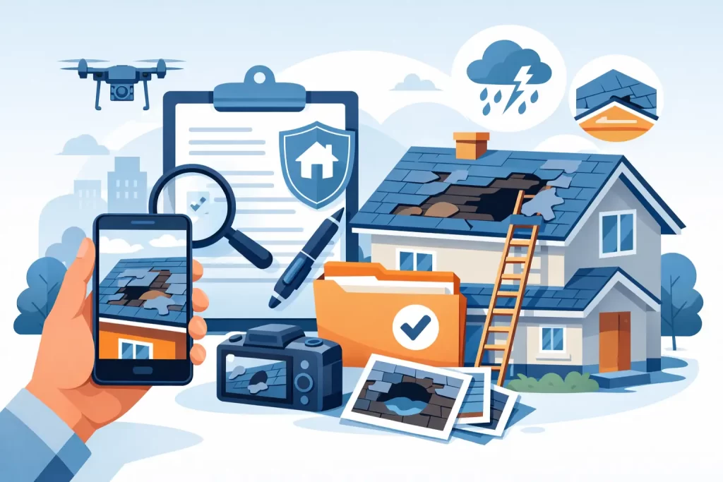 How to Document Roof Damage for Insurance