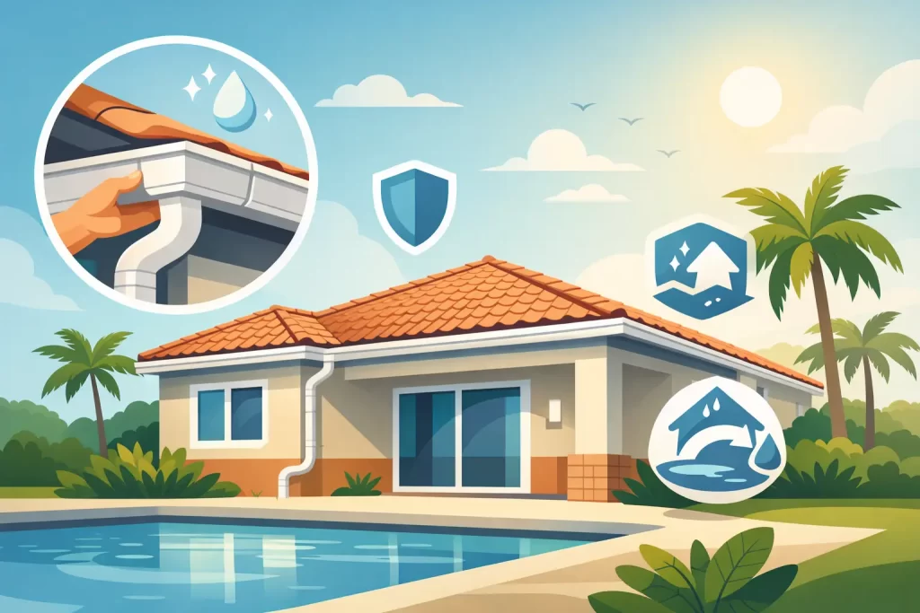 Seamless Gutter Installation Benefits for Florida Homes