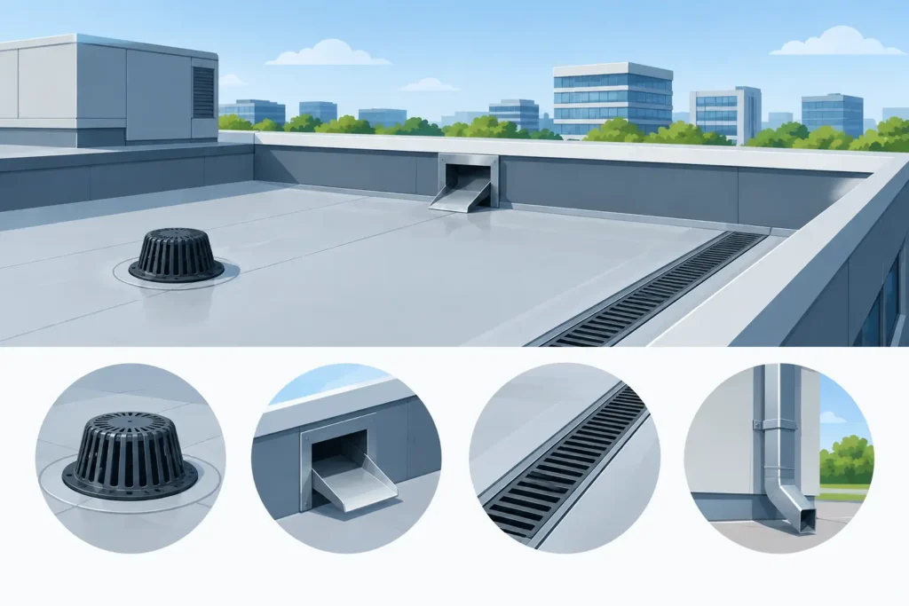 Commercial Roofing Drainage Options That Work