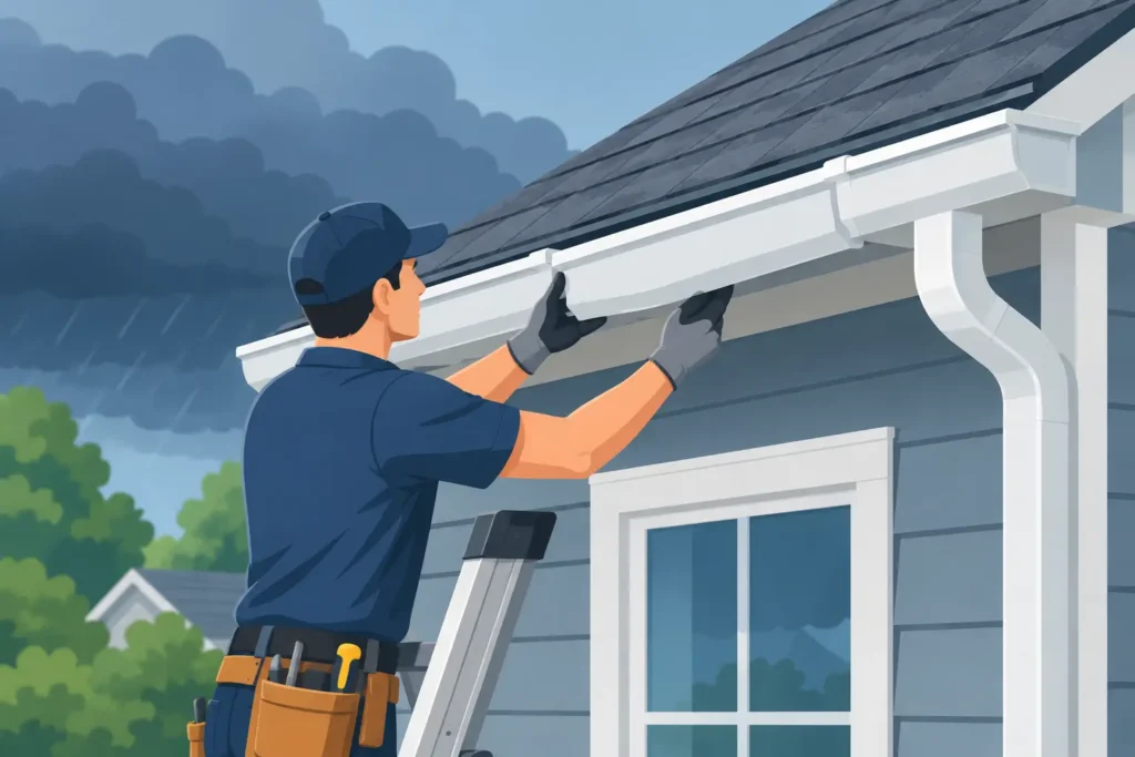 How to Fix Sagging Gutters Before Storm Season
