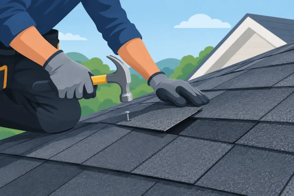 How to Repair Loose Shingles Before Leaks Start