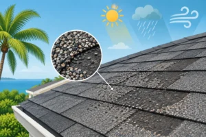 What Causes Roof Granule Loss on Florida Roofs?